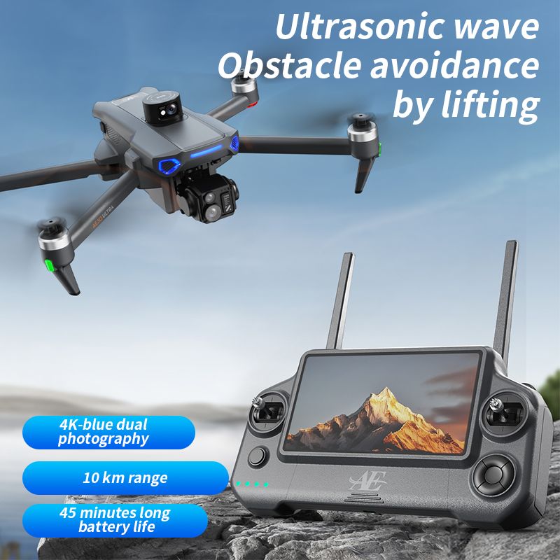 Air 3 Dual 4K Drone with Smart RC & 92 Min Flight | طائرة Air 3 بكاميرتين 4K وريموت ذكي و92 دقيقة طيران